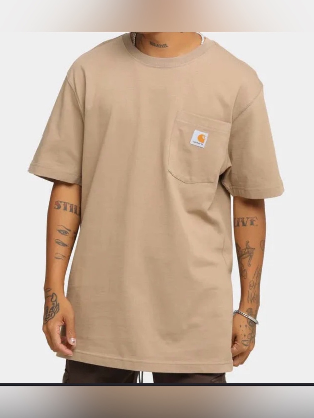 NWT Carhartt Original Fit T-Shirt Men’s
Color Tan 100% Cotton Size: XL